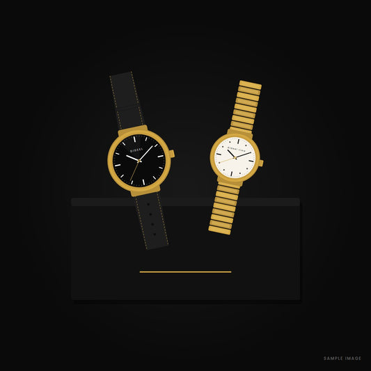 Dideel Couple Set — Noir & Aura dial detail — sample image