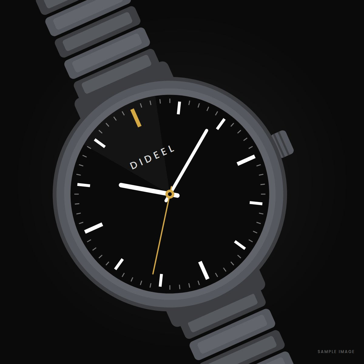 Dideel Premium Onyx dial detail — sample image