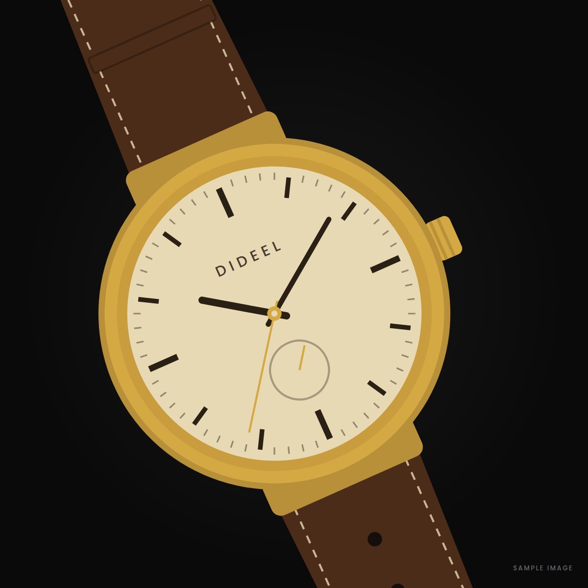 Dideel Premium Heritage dial detail — sample image