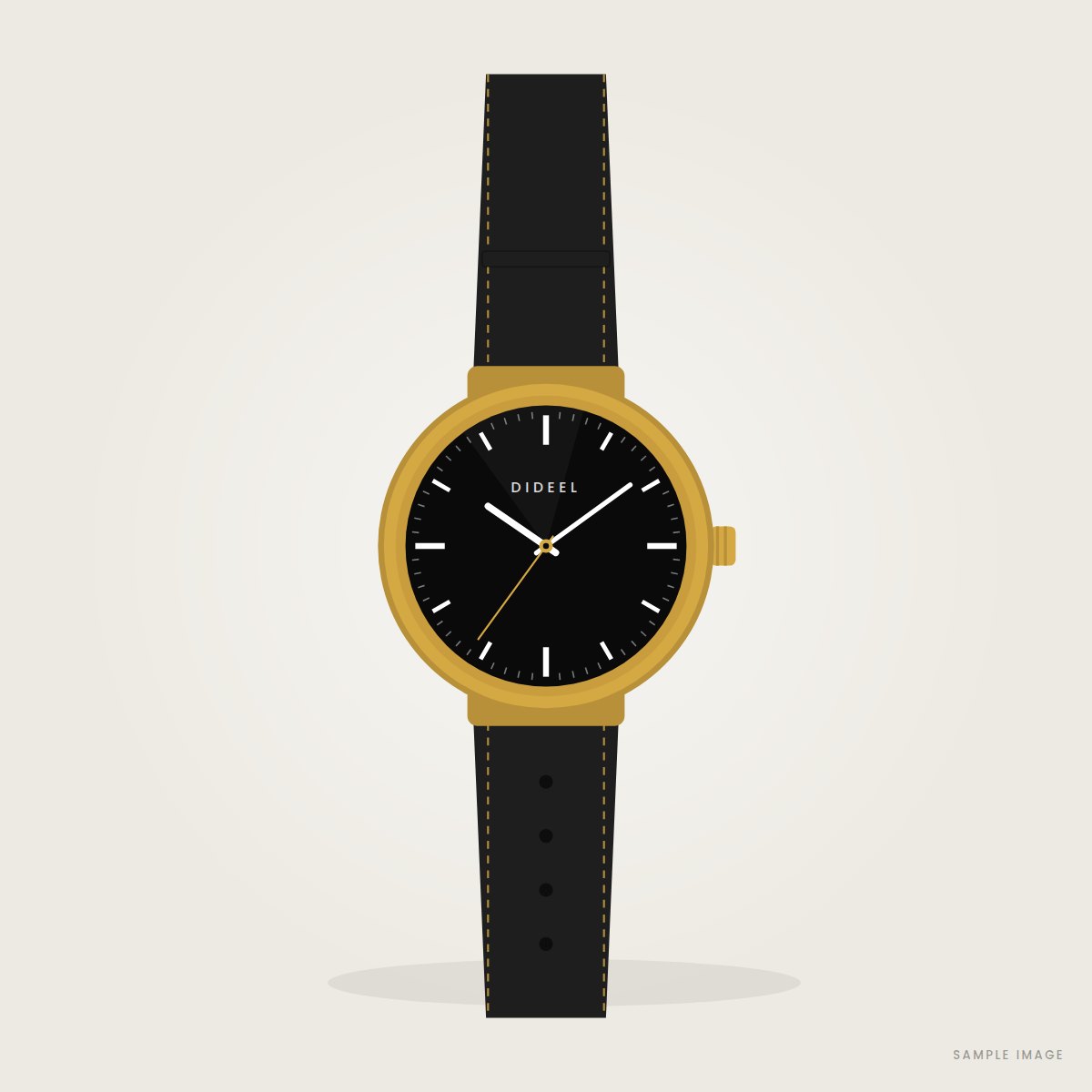 Dideel Select Noir — Gold — sample image